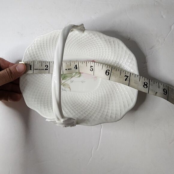 Mikasa April Rose Handled Basket - Picture 2 of 7